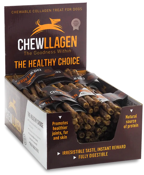 Chewllagen Mini Beef Roll 5" 10mm 5pk Per Item