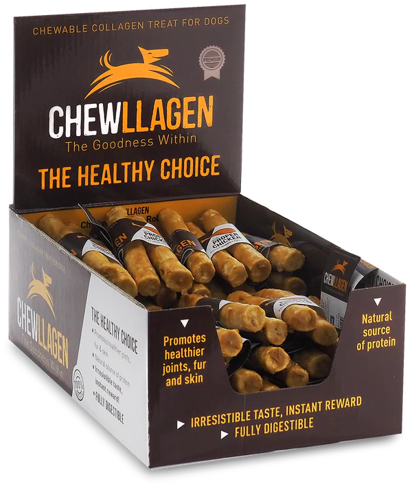 Chewllagen Medium Chicken Roll 5" 20mm 2pk Per Item