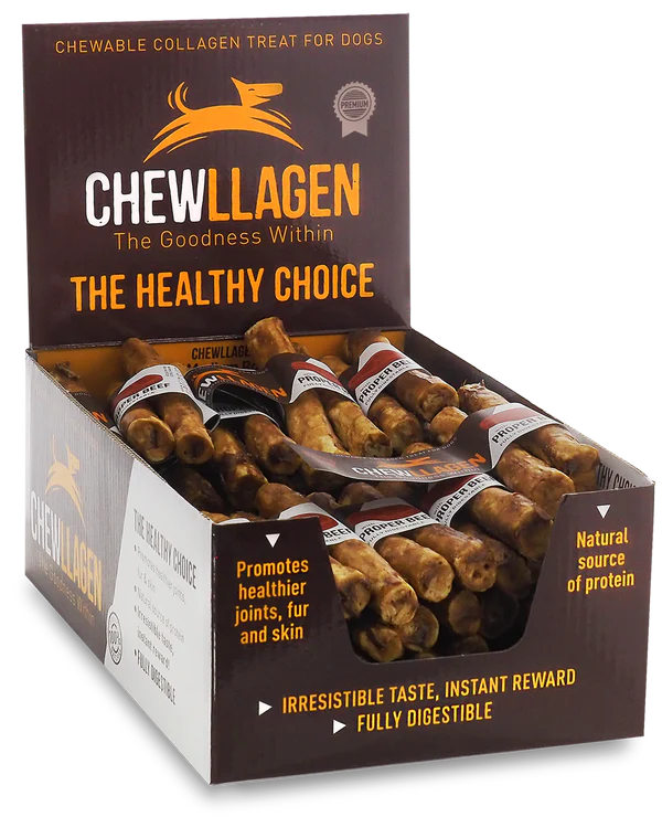 Chewllagen Medium Beef Roll 5" 20mm 2pk Pet Item