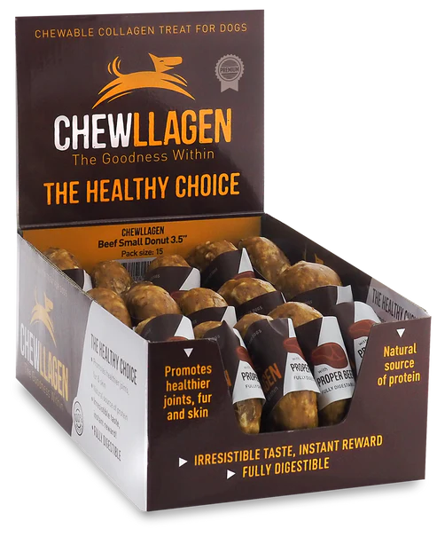 Chewllagen Small Beef Donut 3.5" Pick & Mix Per Item