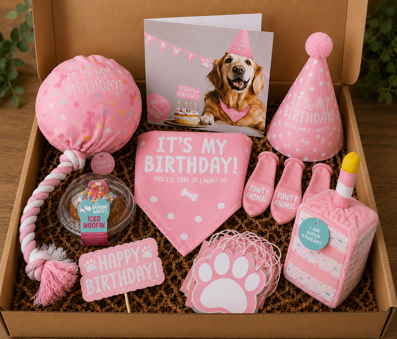 Dog Birthday Gift Box 🩷