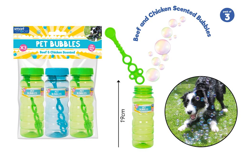 SMART CHOICE SCENTED PET BUBBLES 3 PACK